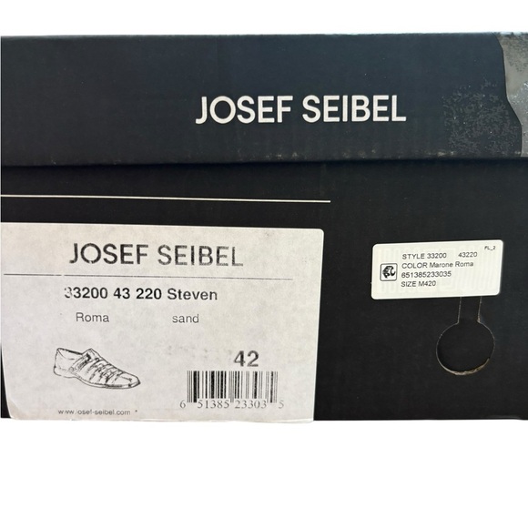 Josef Seibel Brown Leather Loafers Slip-Ons - Picture 9 of 9